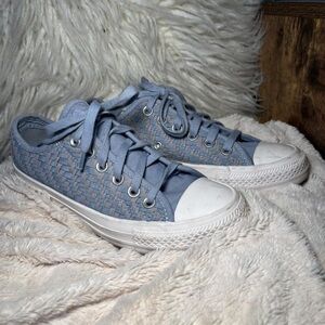 Converse Blue and White Athletic Shoes